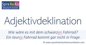 Adjektivdeklination header