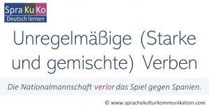 Unregelmäßige Verben header