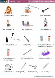 Make up Schönheitspflege