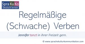 Regelmäßige Verben header