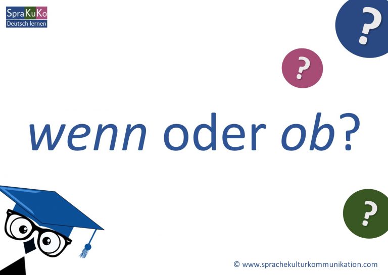wenn oder ob