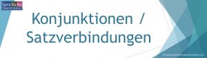 Konjunktionen Satzverbindungen