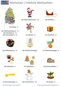 Wortschatz Weihnachten