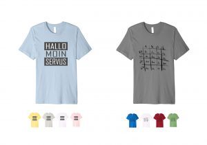 T-Shirts Deutsch lernen Lehrer Schüler Student