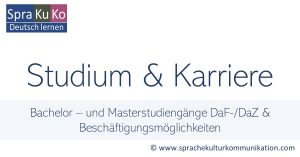 Studium Deutsch als Fremsprache