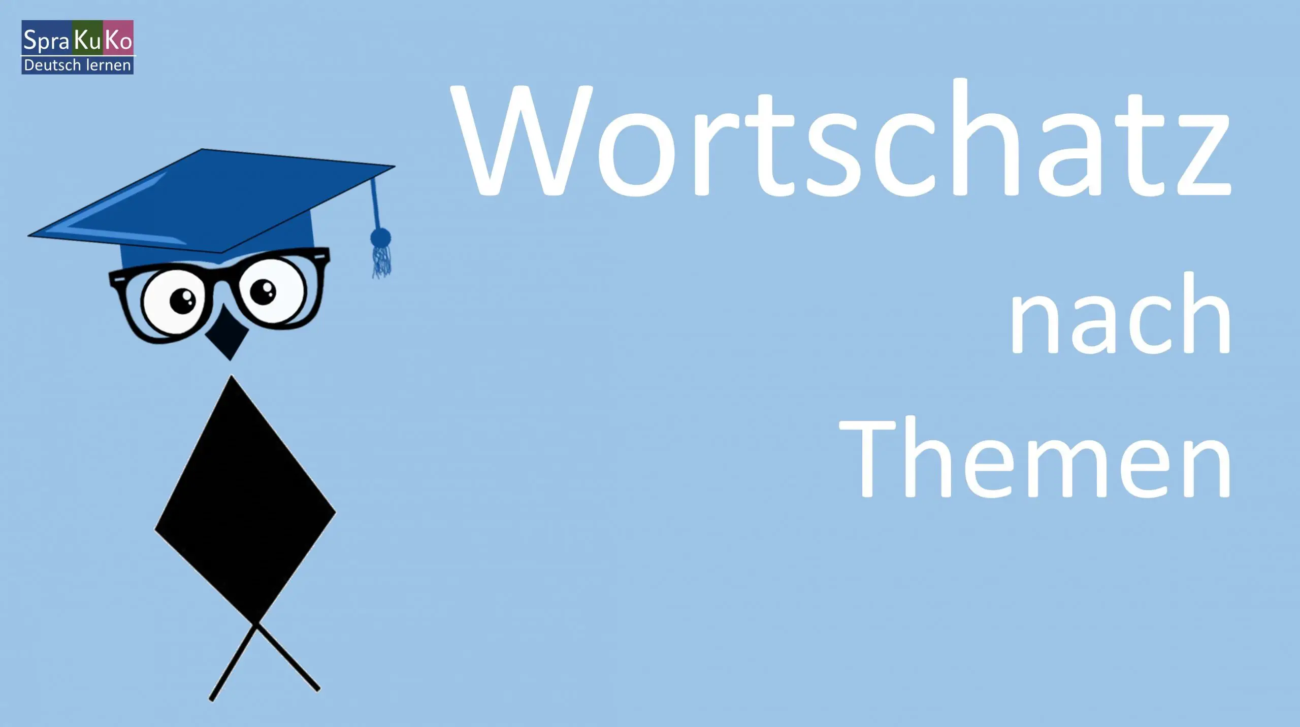 Wortschatz - Deutsch lernen