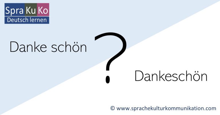Danke Schön Zusammen Oder Getrennt Dankeschön oder Danke schön - groß - klein - zusammen oder getrennt?