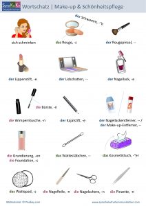 Make up Schönheitspflege