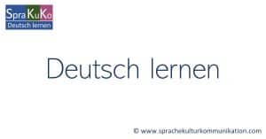 Deutsch lernen