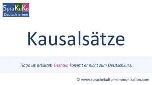 Kausalsätze