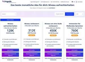 Privatunterricht_Preisübersicht_Lingoda