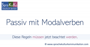 Passiv mit Modalverben
