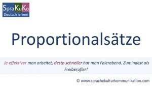 Proportionalsätze