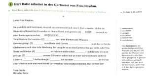 Grammatik mal vier - Textsorte: E-Mail