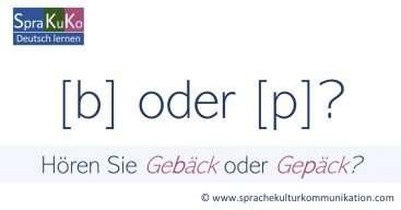 B Oder P? - Aussprache Im Deutschen - Deutsch Lernen Online | Sprakuko