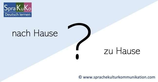 Wie Wird Nach Hause Geschrieben